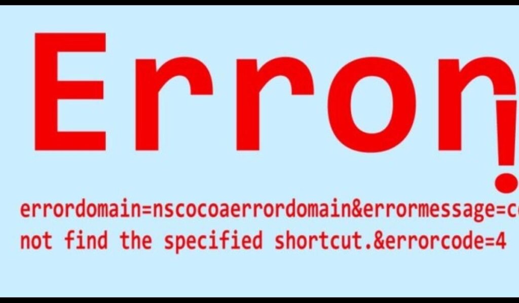 NSCocoaErrorDomain Error Code 4