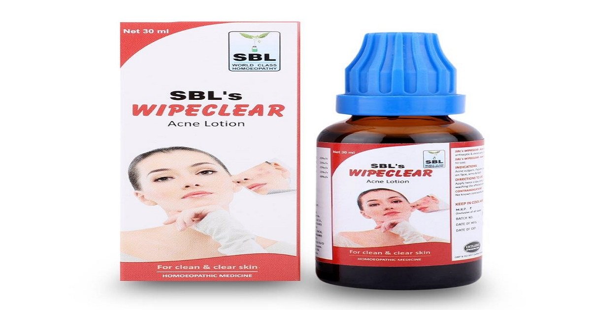 wipeclear acne lotion